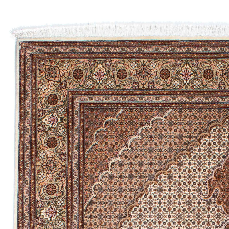 Persisk tæppe - Tabriz - 250 x 168 cm - lys brun