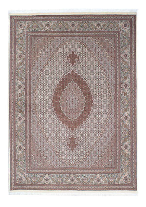 Persisk tæppe - Tabriz - Royal - 210 x 150 cm - lys brun