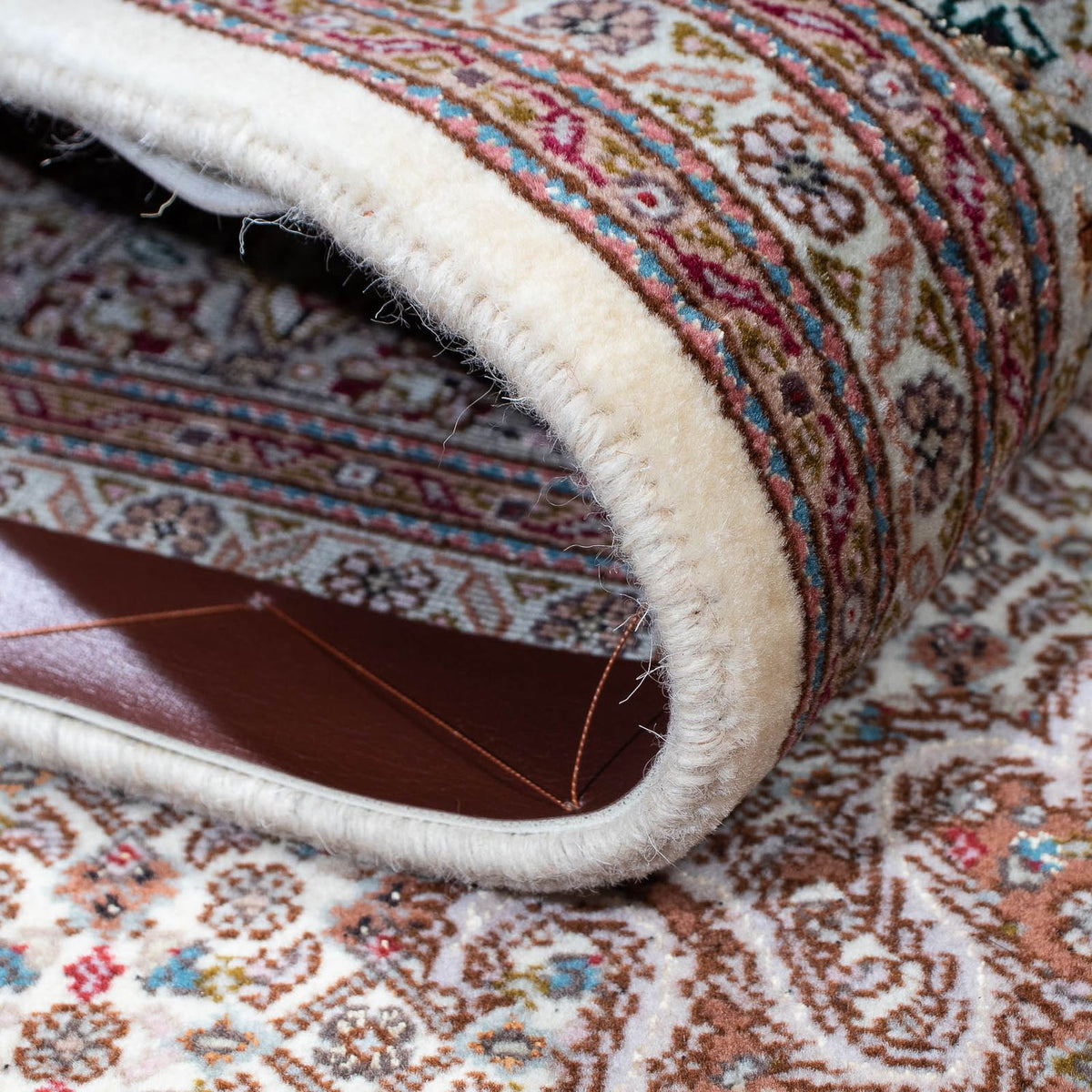 Persisk tæppe - Tabriz - Royal - 210 x 150 cm - lys brun