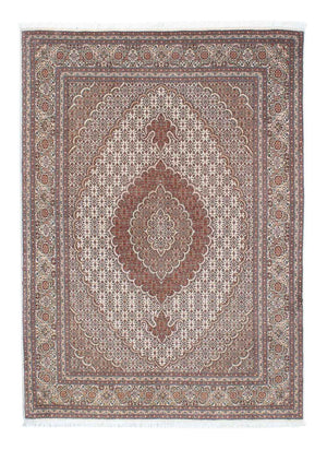 Persisk tæppe - Tabriz - Royal - 210 x 150 cm - lys brun