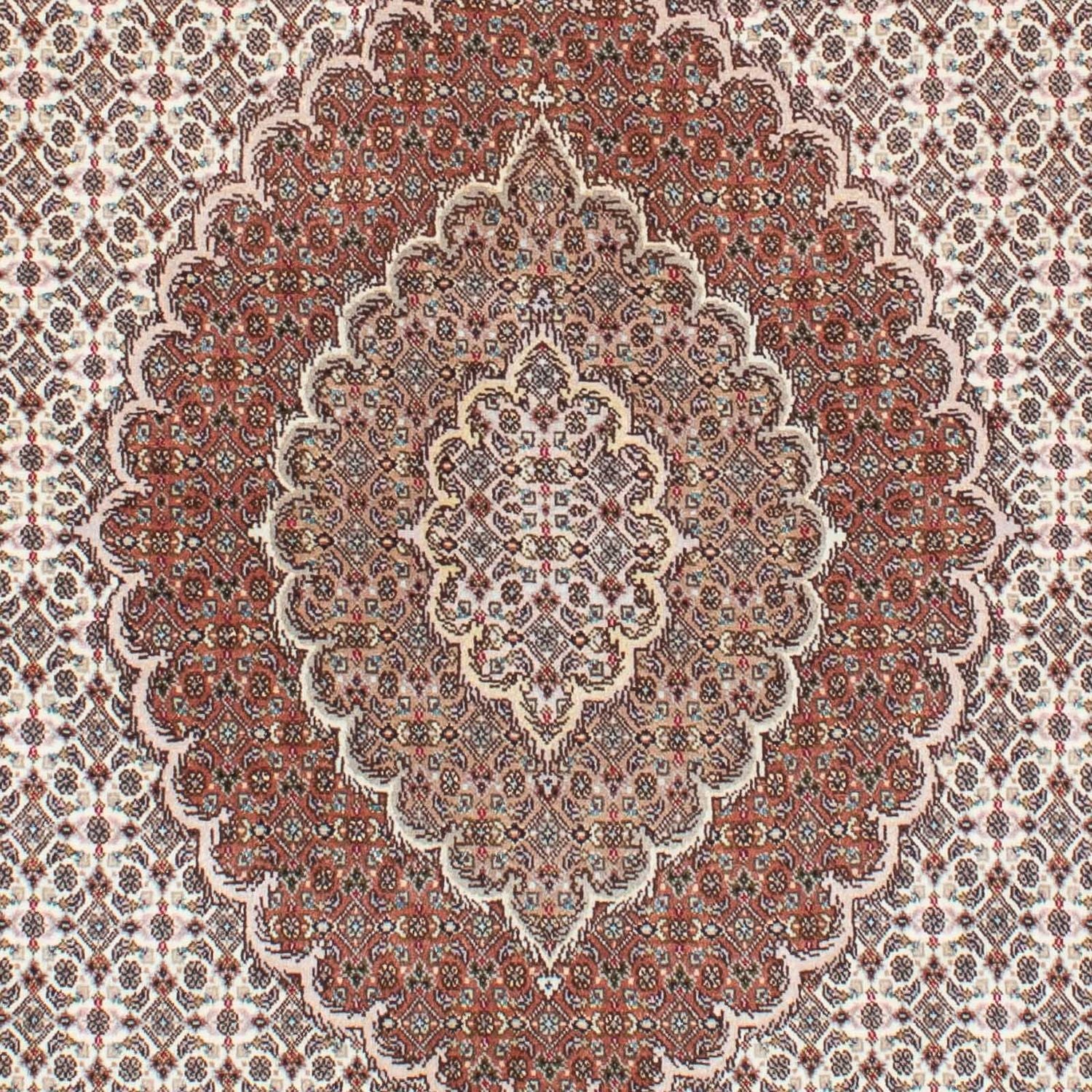 Persisk tæppe - Tabriz - Royal - 210 x 150 cm - lys brun