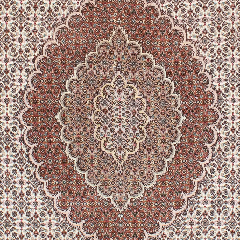 Persisk tæppe - Tabriz - Royal - 210 x 150 cm - lys brun
