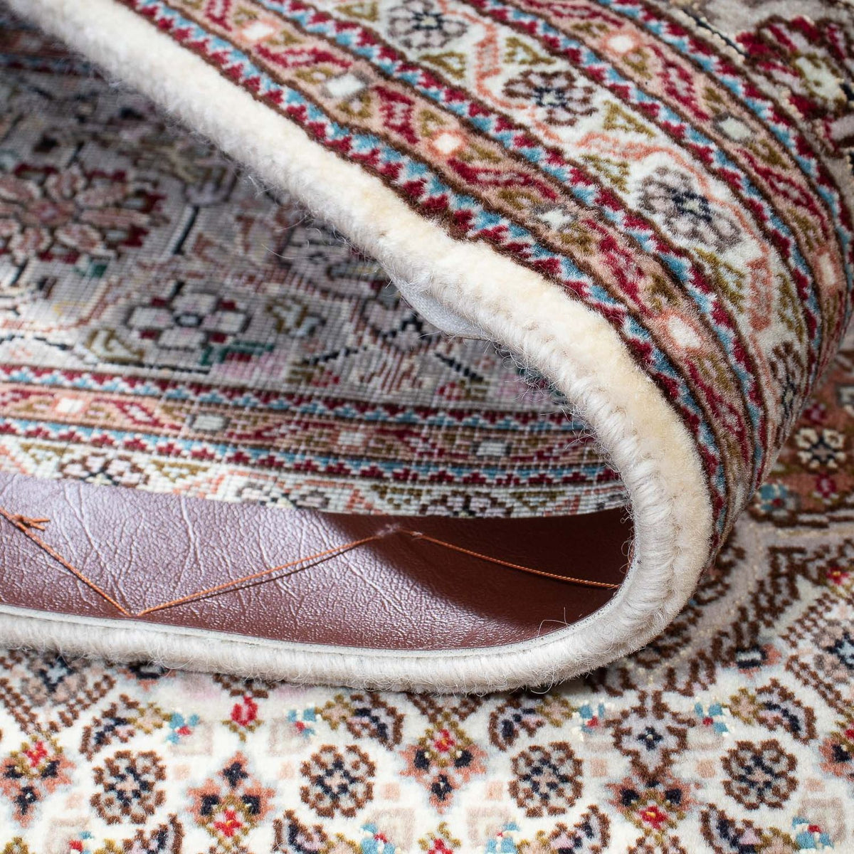 Persisk tæppe - Tabriz - Royal - 210 x 150 cm - lys brun