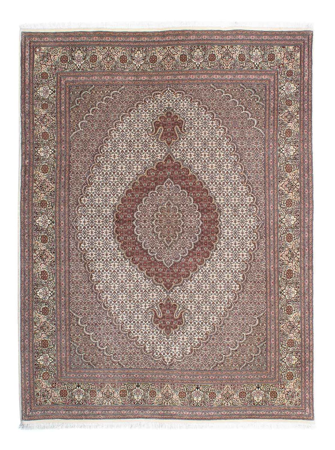 Persisk tæppe - Tabriz - Royal - 205 x 153 cm - lys brun
