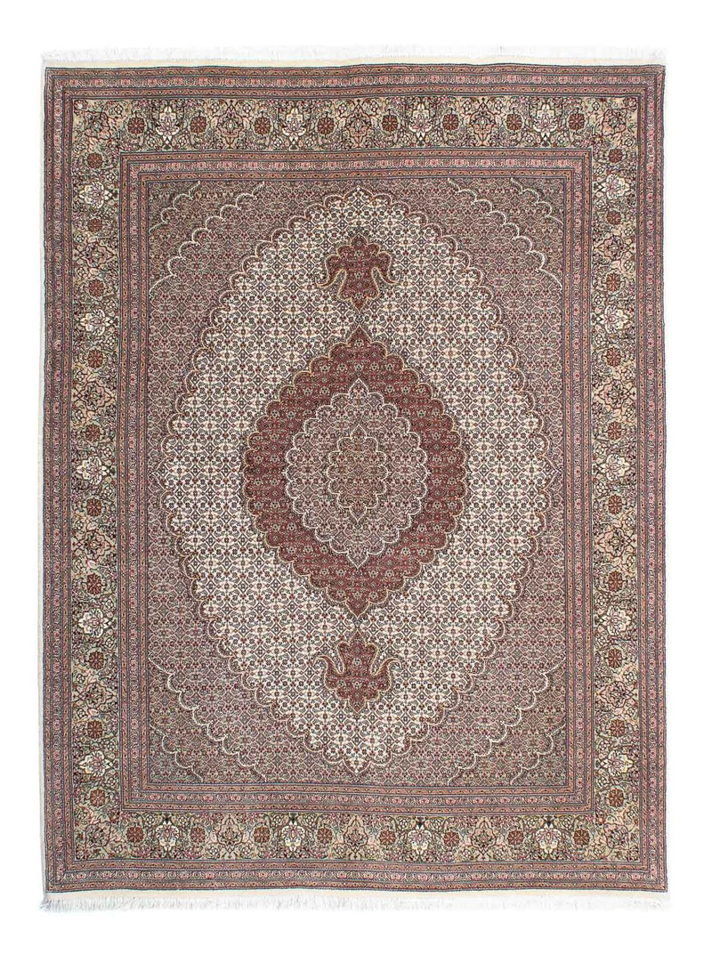 Persisk tæppe - Tabriz - Royal - 205 x 153 cm - lys brun