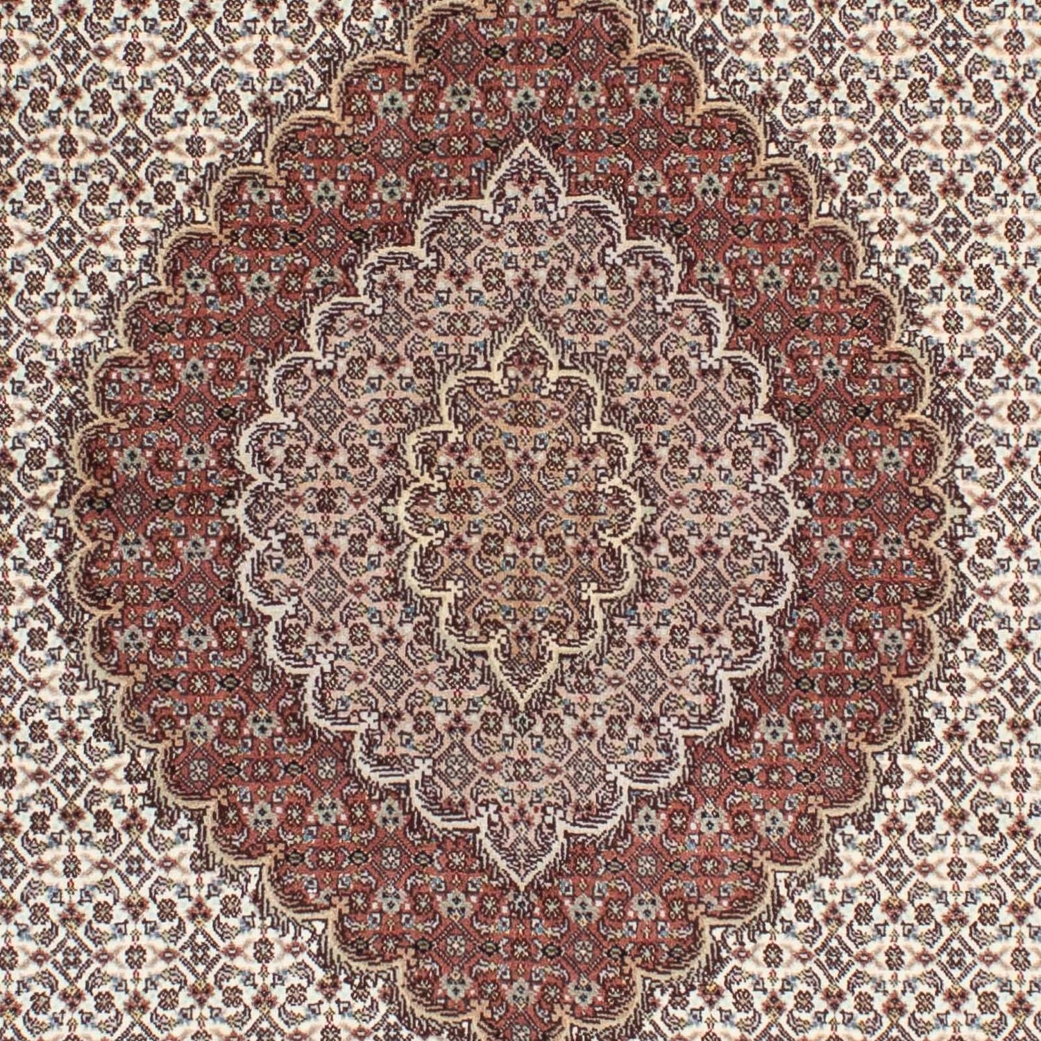 Persisk tæppe - Tabriz - Royal - 205 x 153 cm - lys brun