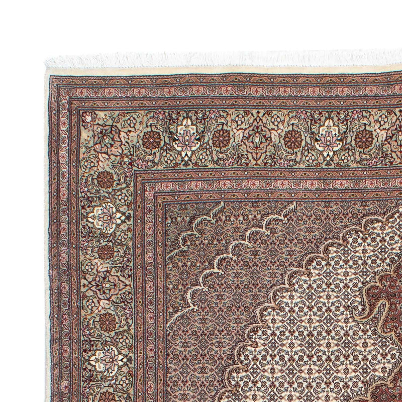 Persisk tæppe - Tabriz - Royal - 205 x 153 cm - lys brun