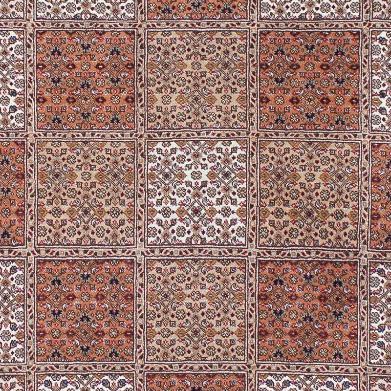 Persisk tæppe - Tabriz firkantet  - 153 x 150 cm - mørkerød