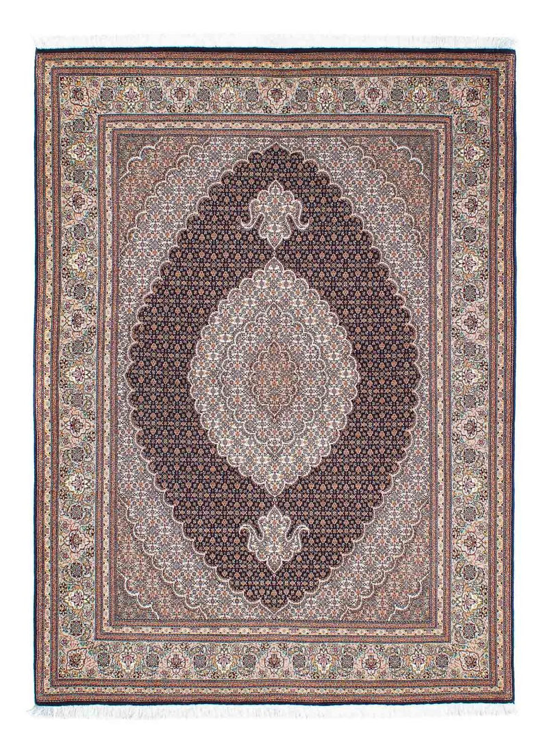 Persisk tæppe - Tabriz - 206 x 149 cm - lys brun