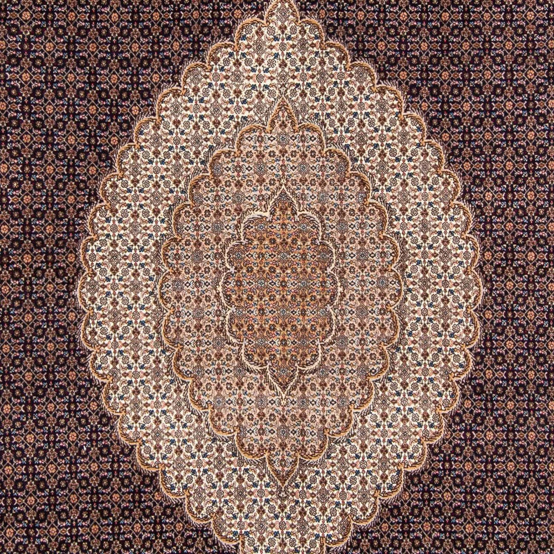 Persisk tæppe - Tabriz - 310 x 200 cm - mørkeblå