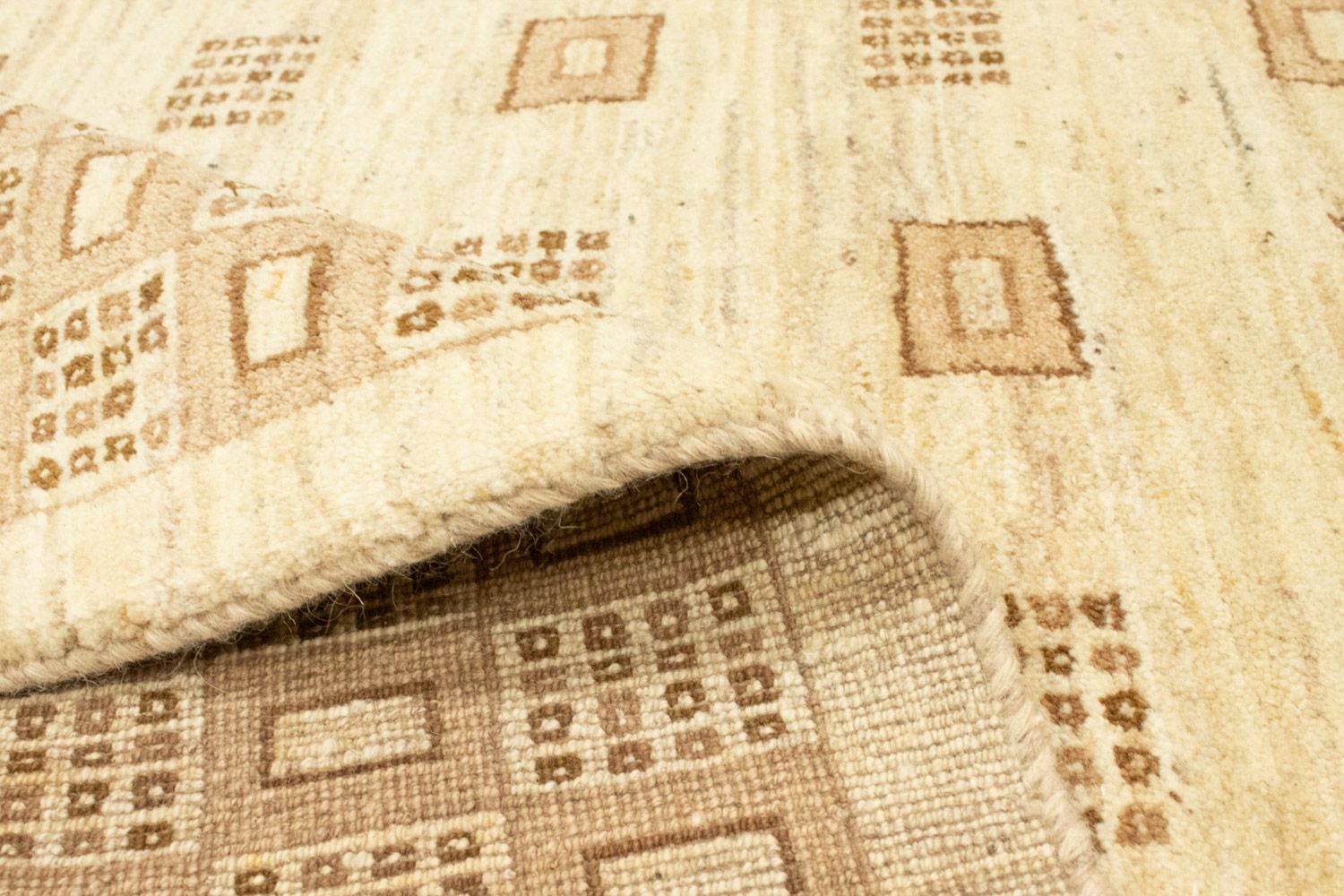 Gabbeh-tæppe - Persisk - 236 x 163 cm - beige