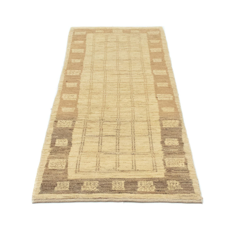 Løber Gabbeh-tæppe - Persisk - 188 x 68 cm - beige