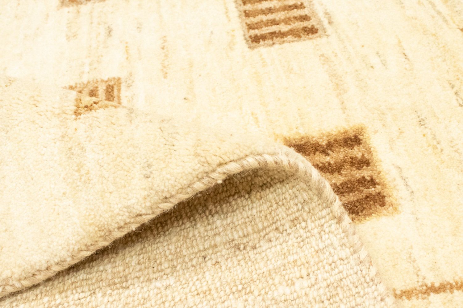 Gabbeh-tæppe - Persisk - 228 x 168 cm - beige