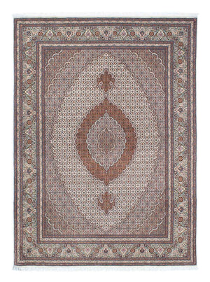 Persisk tæppe - Tabriz - 212 x 153 cm - lys brun