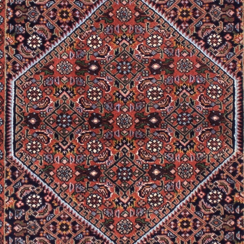 Løber Persisk tæppe - Bijar - 291 x 70 cm - mørkeblå