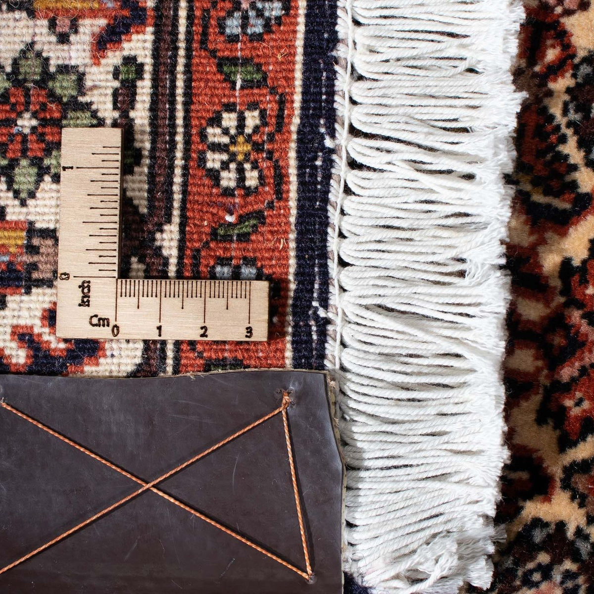 Løber Persisk tæppe - Bijar - 291 x 70 cm - mørkeblå