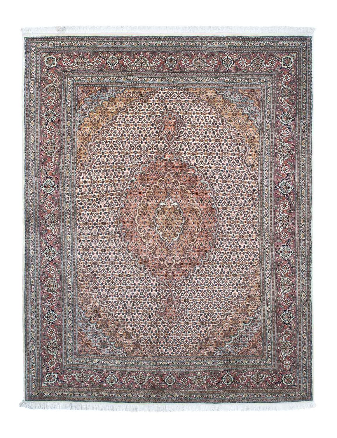 Persisk tæppe - Tabriz - 195 x 151 cm - lys brun
