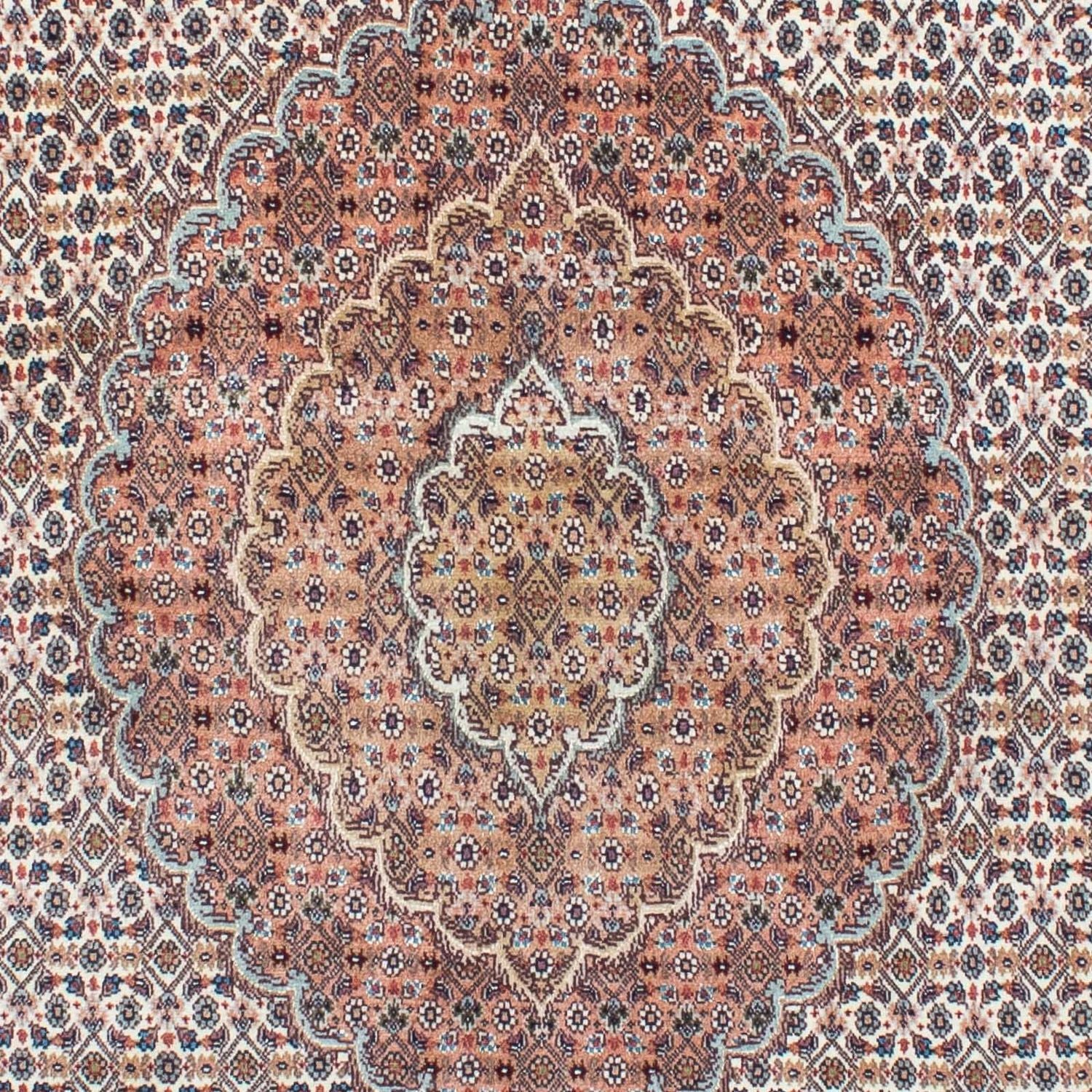 Persisk tæppe - Tabriz - 195 x 151 cm - lys brun