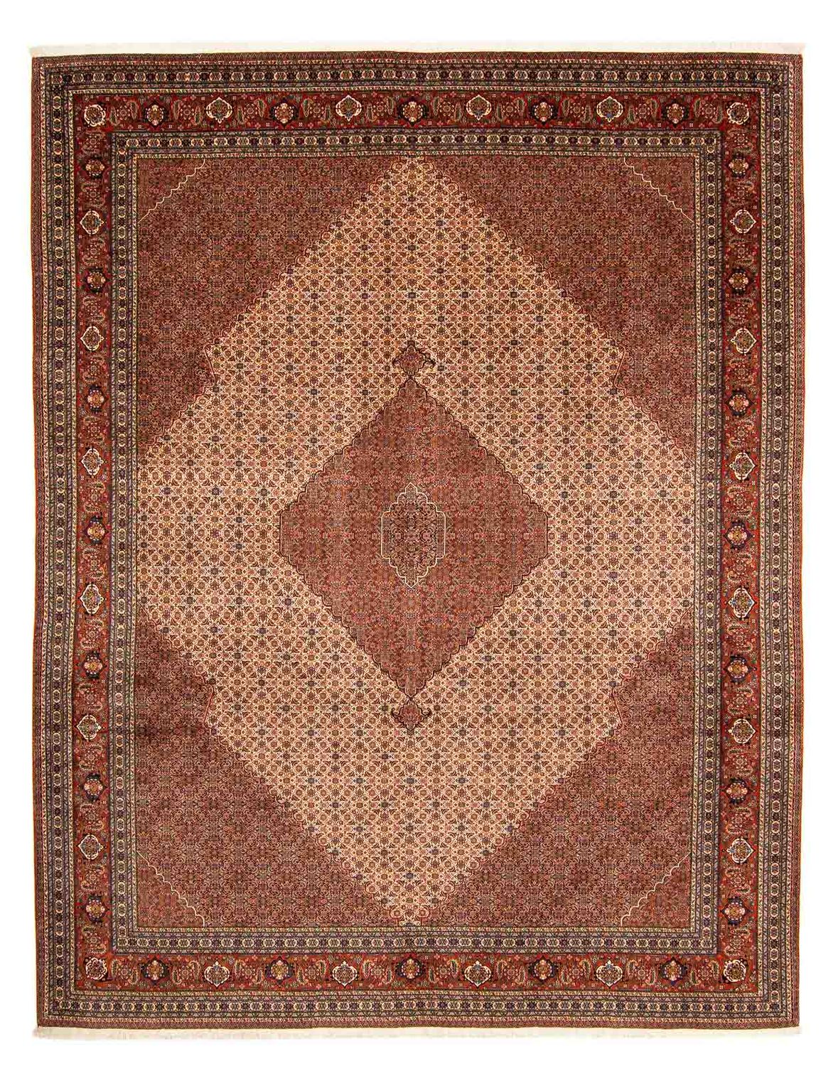 Persisk tæppe - Nomadisk - 395 x 318 cm - brun