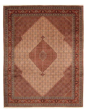 Persisk tæppe - Nomadisk - 395 x 318 cm - brun
