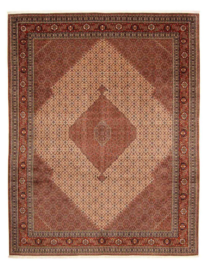 Persisk tæppe - Nomadisk - 395 x 318 cm - brun