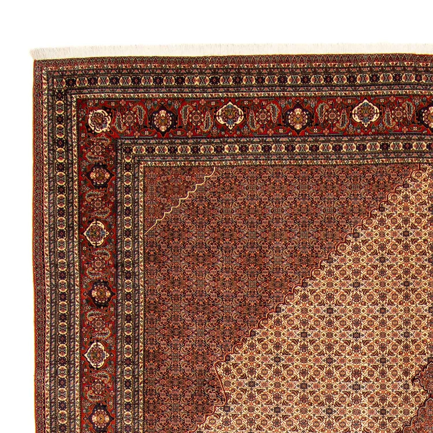 Persisk tæppe - Nomadisk - 395 x 318 cm - brun