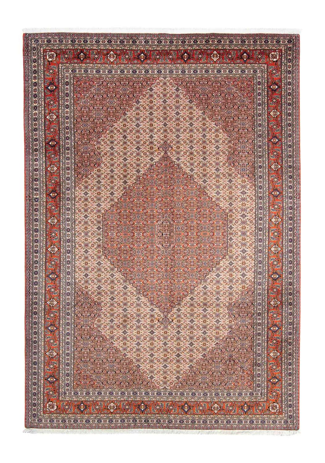 Persisk tæppe - Nomadisk - 313 x 212 cm - lys brun