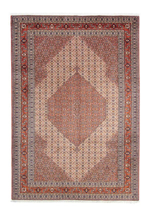 Persisk tæppe - Nomadisk - 313 x 212 cm - lys brun