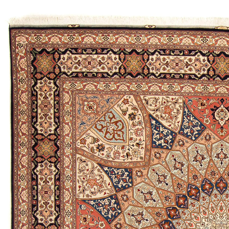 Persisk tæppe - Tabriz - Royal firkantet  - 253 x 250 cm - lys brun