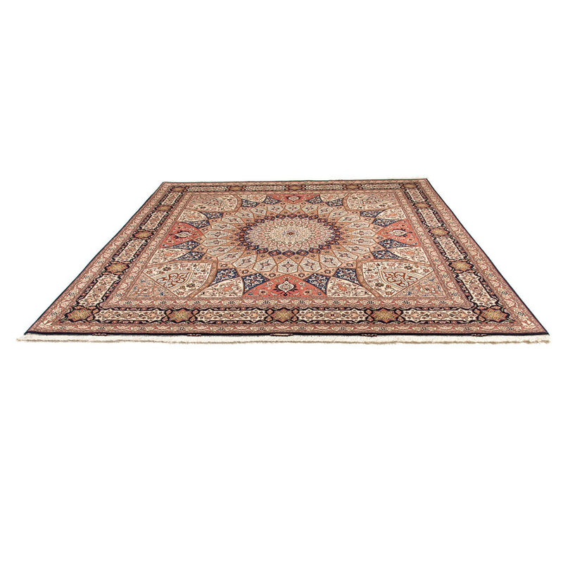 Persisk tæppe - Tabriz - Royal firkantet  - 253 x 250 cm - lys brun