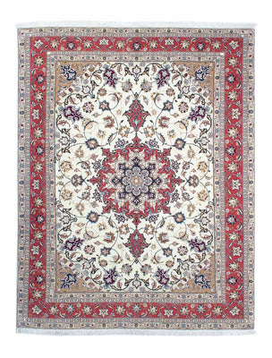 Persisk tæppe - Tabriz - Royal - 197 x 152 cm - beige