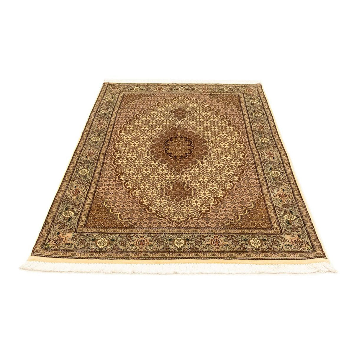 Persisk tæppe - Tabriz - Royal - 154 x 102 cm - beige