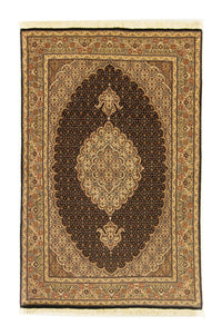 Persisk tæppe - Tabriz - Royal - 150 x 98 cm - sort
