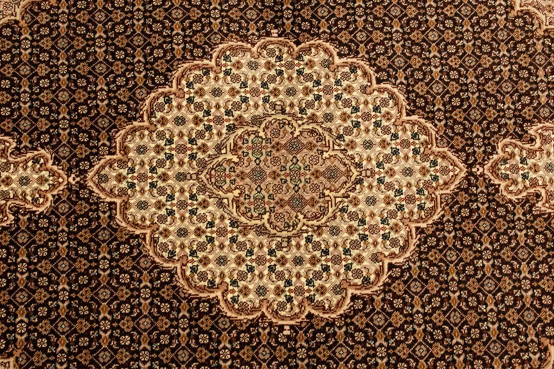 Persisk tæppe - Tabriz - Royal - 148 x 102 cm - mørkeblå