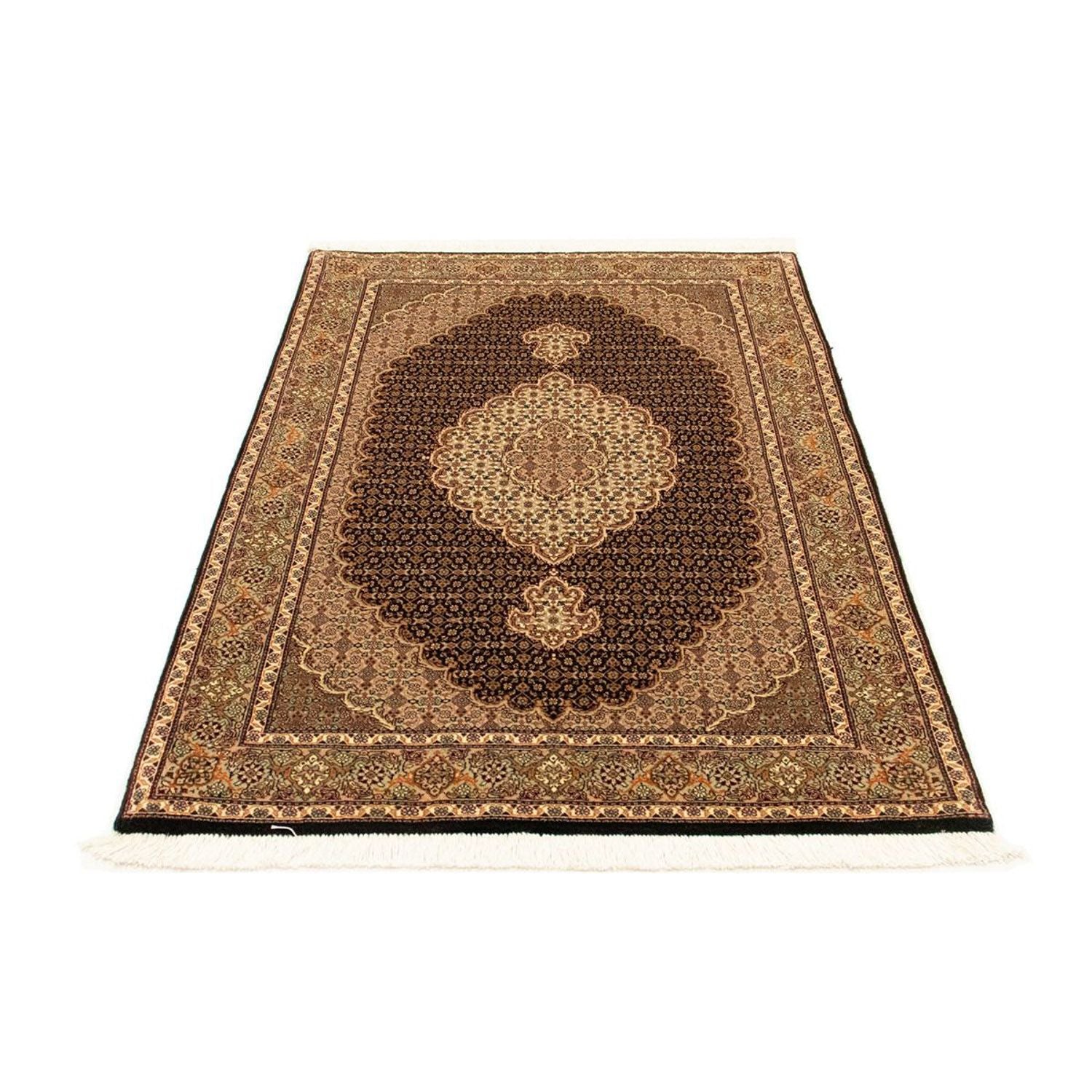 Persisk tæppe - Tabriz - Royal - 148 x 102 cm - mørkeblå