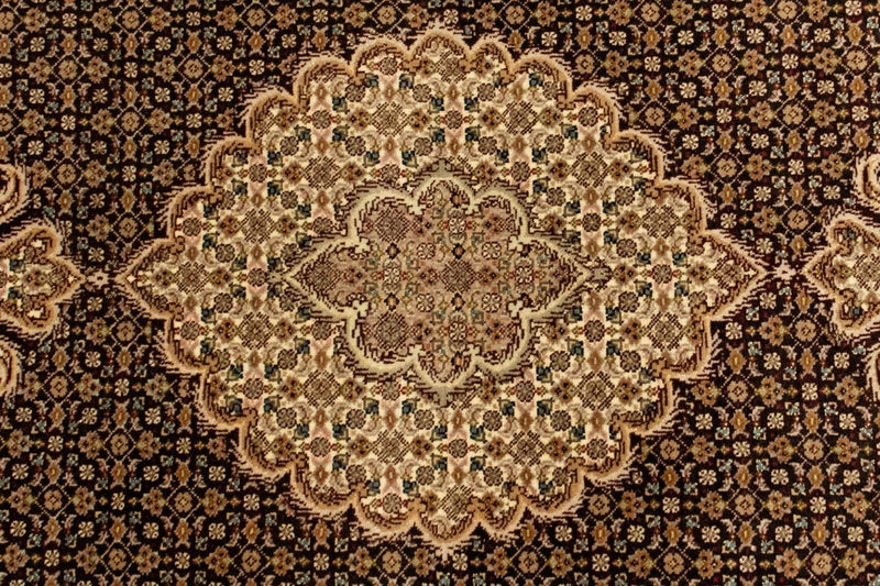Persisk tæppe - Tabriz - Royal - 148 x 101 cm - sort