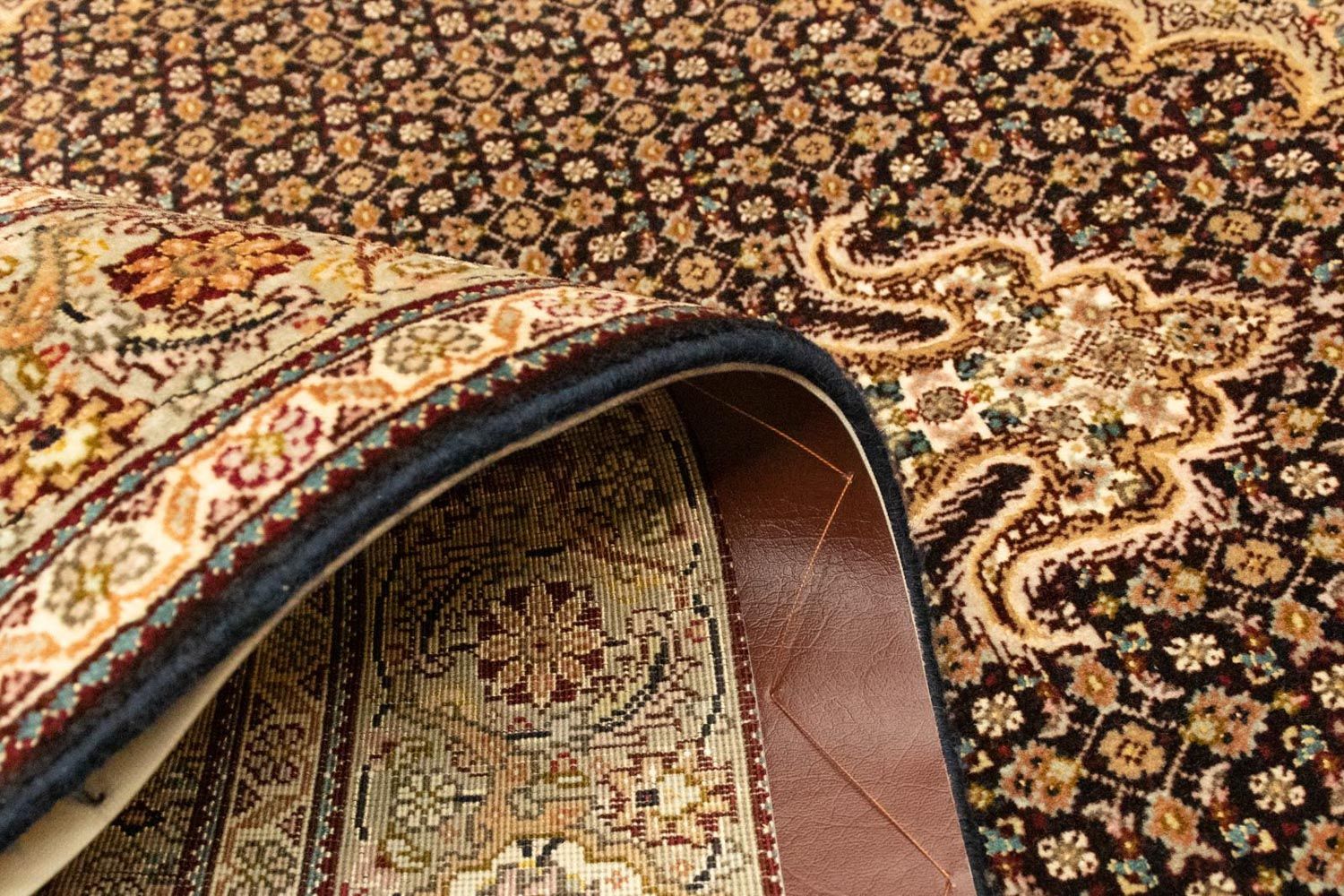 Persisk tæppe - Tabriz - Royal - 148 x 101 cm - sort
