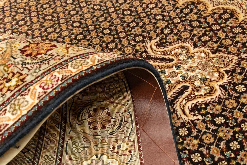 Persisk tæppe - Tabriz - Royal - 148 x 101 cm - sort