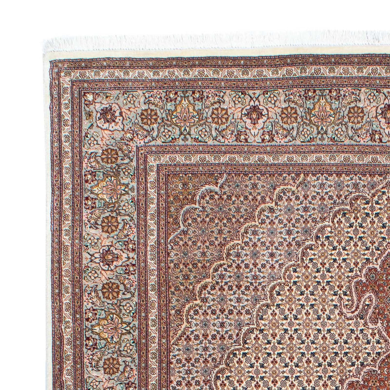 Persisk tæppe - Tabriz - 202 x 150 cm - lys brun