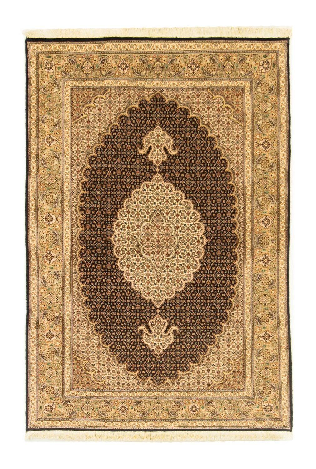 Persisk tæppe - Tabriz - Royal - 156 x 102 cm - sort