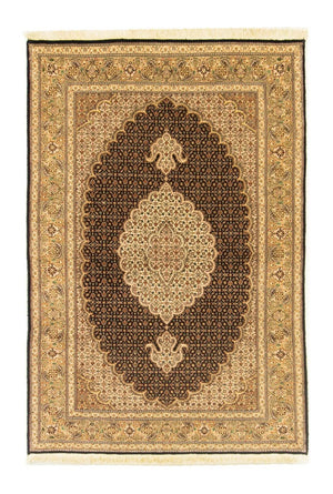 Persisk tæppe - Tabriz - Royal - 156 x 102 cm - sort