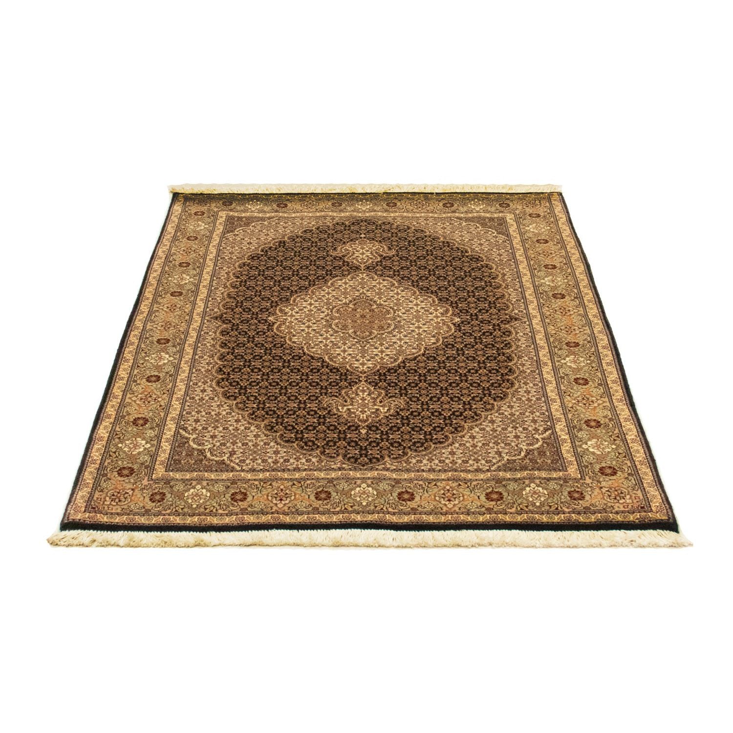 Persisk tæppe - Tabriz - 147 x 99 cm - sort