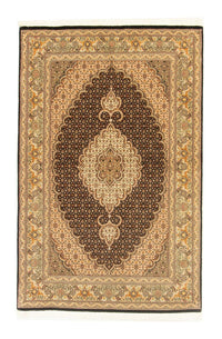 Persisk tæppe - Tabriz - Royal - 156 x 100 cm - sort