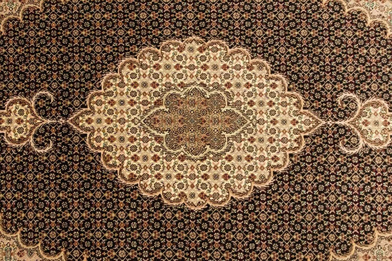 Persisk tæppe - Tabriz - Royal - 152 x 100 cm - sort