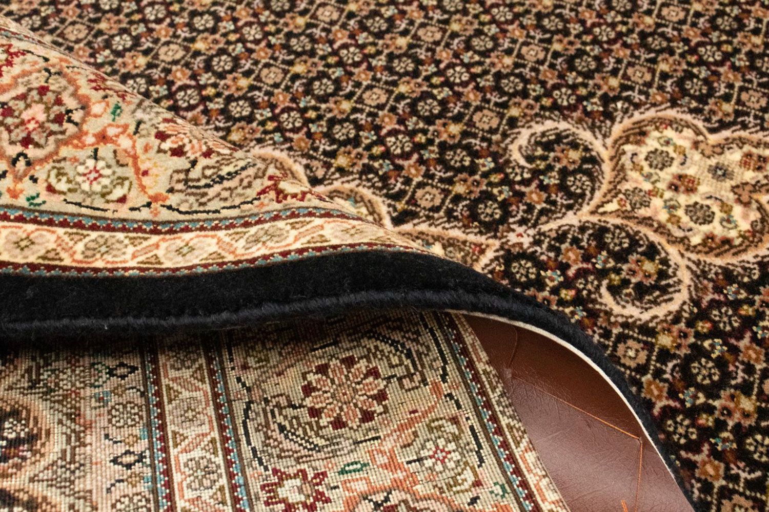 Persisk tæppe - Tabriz - Royal - 152 x 100 cm - sort