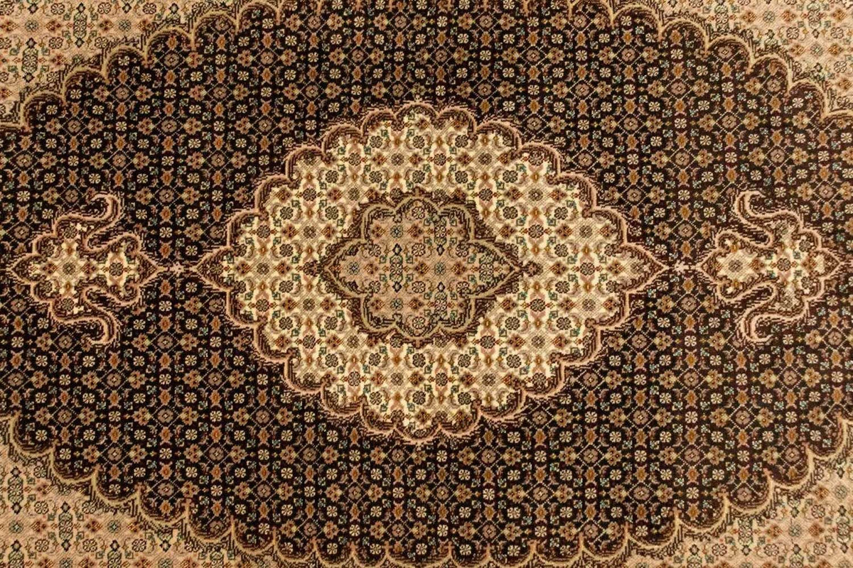 Persisk tæppe - Tabriz - Royal - 157 x 102 cm - sort