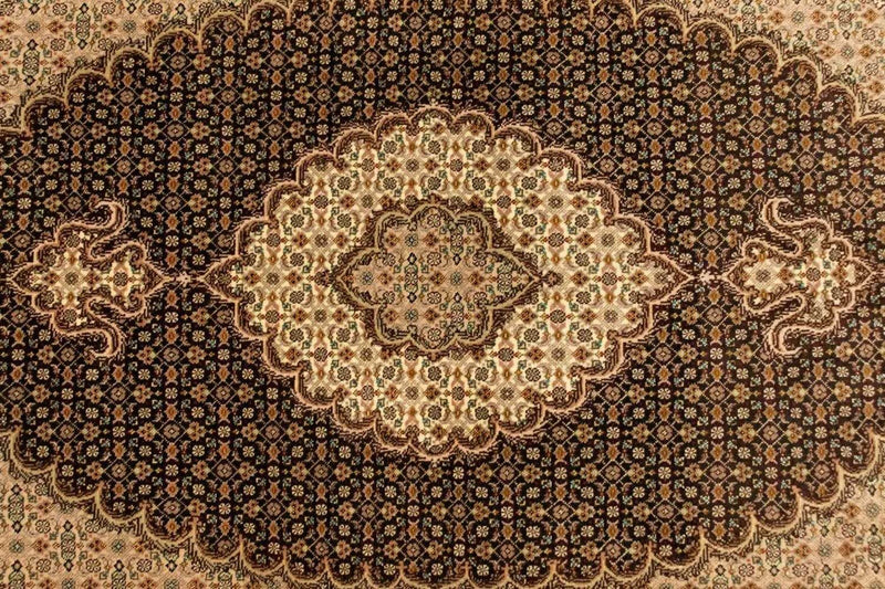 Persisk tæppe - Tabriz - Royal - 157 x 102 cm - sort