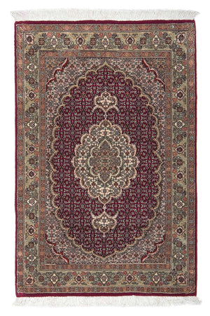 Persisk tæppe - Tabriz - Royal - 95 x 61 cm - mørkerød