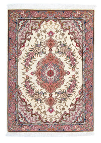 Persisk tæppe - Tabriz - Royal - 83 x 56 cm - beige
