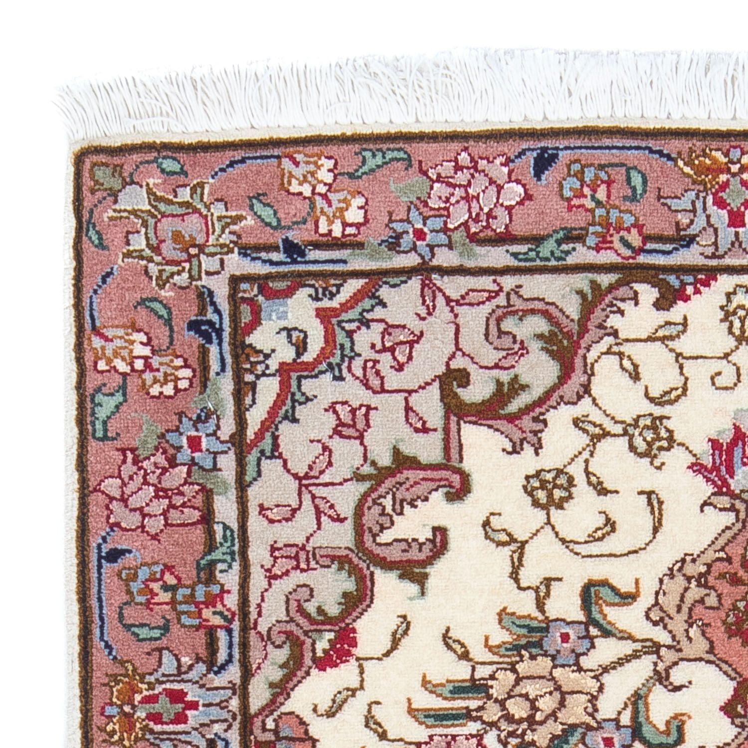 Persisk tæppe - Tabriz - Royal - 83 x 56 cm - beige